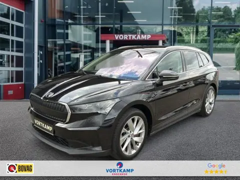 SKODA ENYAQ 80 TREKHAAK/CAMERA/ELEK-KLEP/ACC/LEDER/MEM/STOEL+STUURVERW