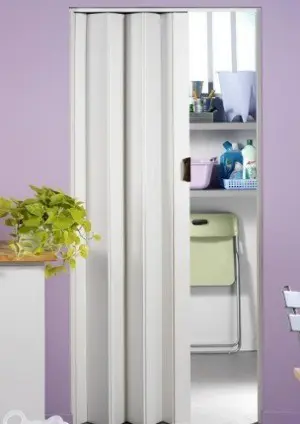 Grosfillex vouwdeur una wit 84x205 cm