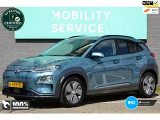 Hyundai Kona EV Premium 64 kWh SOH94% 3Fase Cruise Leder CarPlay