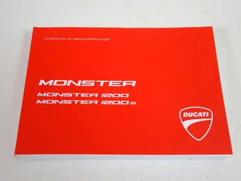INSTRUCTIEBOEKJE Ducati Monster 1200 2014 - 2016