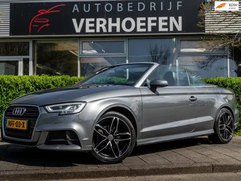 Audi A3 CABRIOLET 35 TFSI S-LINE - CABRIO - AUTOMAAT - XENON - STOEL VERW - CRUISE / CLIMATE CONTR !