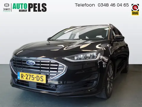 Ford Focus Wagon AUTOMAAT 1.0 EcoBoost Hybrid Titanium 125pk automaat, Nieuw model!! Navi, Achteruit