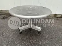 Record draaitafel RVS 120 cm Ø