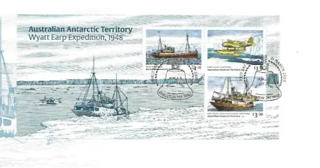 FDC minisheet Wyatt Earp Expedition AAT