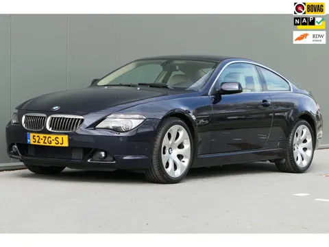 BMW 6-serie 650i High Executive Youngtimer 367pk V8 LCI NAP Facelift HUD Navi Leder