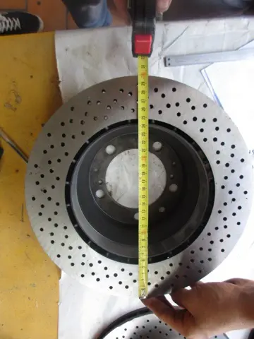 Rear brake discs for Porsche 911 (964) Carrera 2