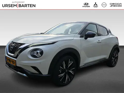 Nissan Juke 1.0 DIG-T N-Design | Half leder stof interieur | 360 graden camera | Navigatie | Adaptiv