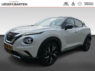 Nissan Juke 1.0 DIG-T N-Design | Half leder stof interieur | 360 graden camera | Navigatie | Adaptiv