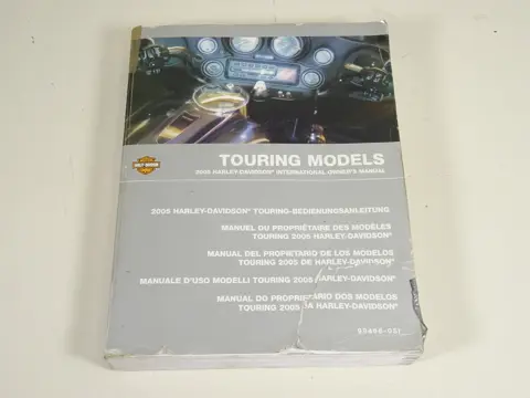 INSTRUCTIEBOEKJE Harley Davidson Touring 2000 - 2017