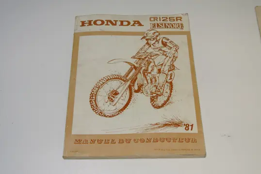 INSTRUCTIEBOEKJE Honda CRF 150 2008 - 2012