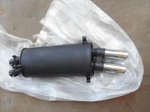 Exhaust silencer for Maserati Biturbo