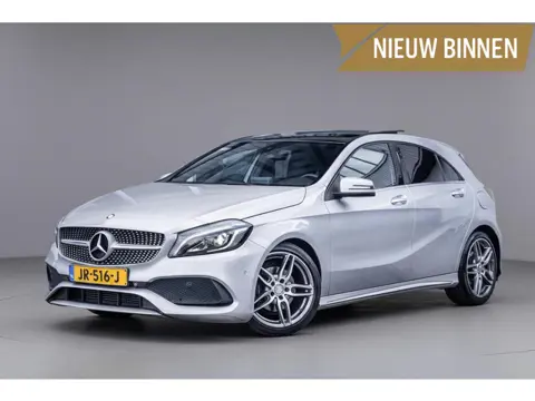 Mercedes-Benz A-klasse 180 AMG Org.NL|Pano-dak|Sfeerverl.|Climate|Stoelverw.|Leder/Alcantara|Dealer-