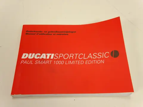 INSTRUCTIEBOEKJE Ducati Overige Ducati 1960 - 2021