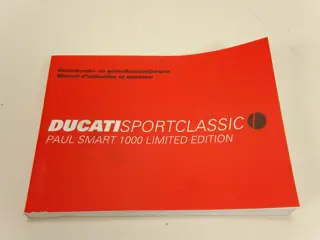INSTRUCTIEBOEKJE Ducati Overige Ducati 1960 - 2021