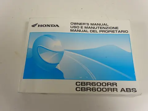 INSTRUCTIEBOEKJE Honda CBR 600 RR 2009 - 2012