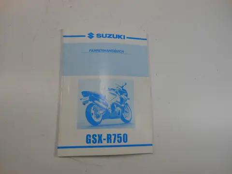 INSTRUCTIEBOEKJE Suzuki GSX R 750 2001 - 2003