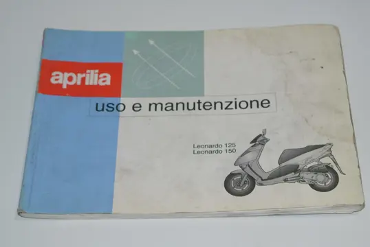 INSTRUCTIEBOEKJE Aprilia Leonardo 125 1996 - 2001