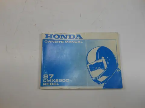 INSTRUCTIEBOEKJE Honda CMX 250 1982 - 1983