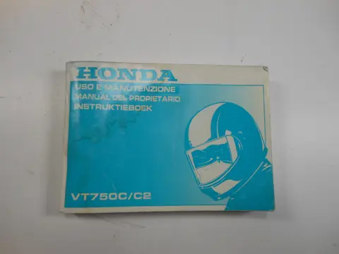 INSTRUCTIEBOEKJE Honda VT 750 Shadow 1997 - 1999