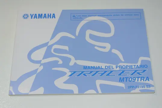 INSTRUCTIEBOEKJE Yamaha MT 09 Tracer 2015 - 2017