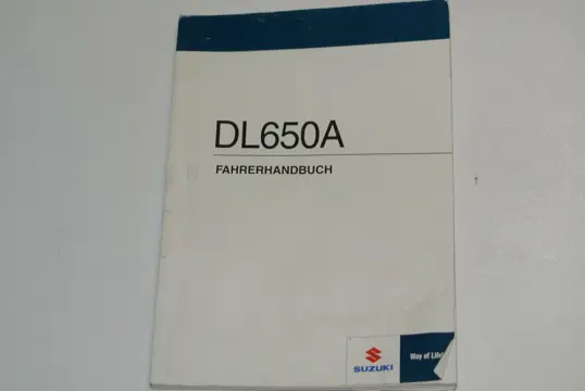 INSTRUCTIEBOEKJE Suzuki DL 650 V STROM 2003 - 2011
