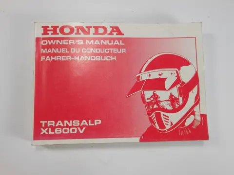 INSTRUCTIEBOEKJE Honda TRANSALP 1987 - 1993 / 1994 - 1999