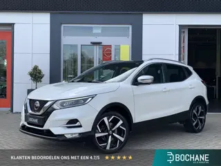 Nissan Qashqai 1.2 Tekna + | 360° Camera | Trekhaak | Panoramadak | Leder |
