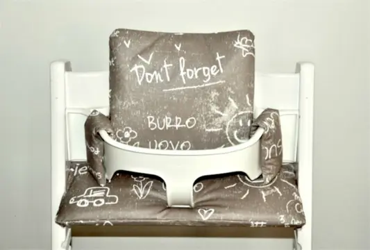 Stokke tripp trapp kussen stoelverkleiner funny drawings
