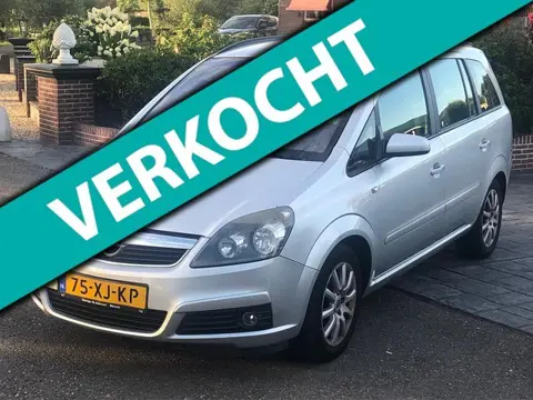 Opel Zafira 2.2 Temptation 2007 Grijs ECC/7-Persoons/Nette Auto/KM NAP!