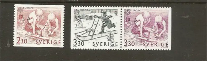 Europazegels, uit Zweden