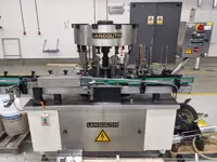 Langguth Natlijm etiketeer machine, E55 - 3/10 (bj 1986)