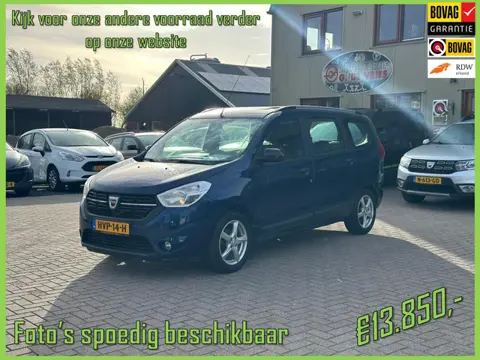 Dacia Lodgy 1.6 SCe Bi-Fuel LPG-G3 7-persoons - Prijs inclusief 12 maanden BOVAG-garantie en aflever
