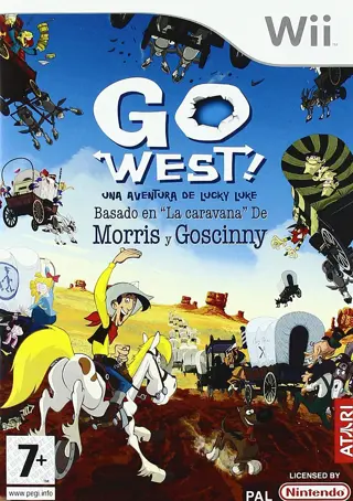 Lucky Luke Go West! (verpakking Italiaans, game Engels)
