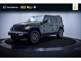 Jeep Wrangler Unlimited 4xe 380 Sahara 1e Eig. SARGE GREEN | SOFTTOP | FULL LED | CAMERA | CARPLAY |