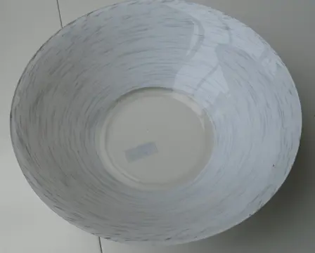 FRUITSCHAAL, SALADESCHAAL, SCHAAL 27 cm WIT NIEUW