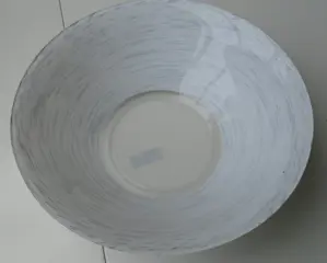 FRUITSCHAAL, SALADESCHAAL, SCHAAL 27 cm WIT NIEUW