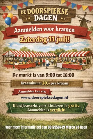 Standhouders gezocht!