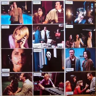 SCREAM 3 lobbycard set.