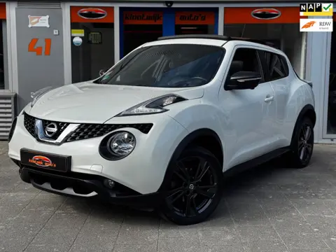 Nissan Juke 1.2 DIG-T Tekna Panorama Leder Camera Pearl White NAP
