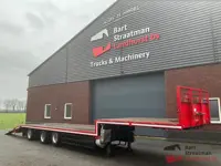 Floor FLSDO 12 28H1 12,3m semi-dieplader met vaste aluminium oprijplaten. Liftas en hydraulisch gest