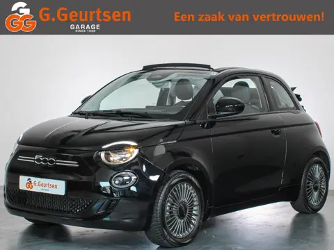 Fiat 500 C Passion 42 kWh, Cruise Control, Apple CarPlay/Android Auto, Navigatie, Zeer leuke cabrio 