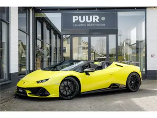 Lamborghini Huracan 5.2 V10 EVO Spyder NOVITEC Giallo Tenerife Lift - Sport Seats - Lamborghini Serv