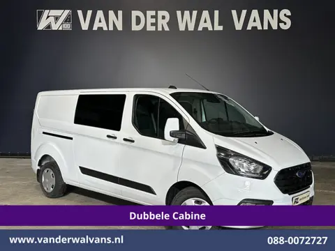 Ford Transit Custom 2.0 TDCI 131pk L2H1 Dubbele Cabine Euro6 Airco | 6-Zits | Cruisecontrol | 2550kg