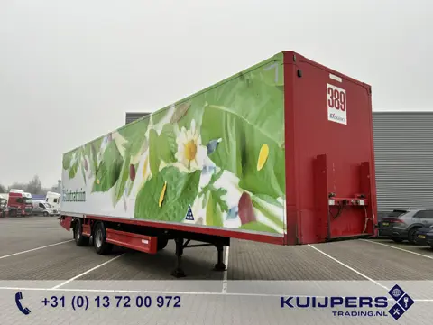Groenewegen Jumbo DRO-14-18 BB / Box Trailer / Loadlift / BPW Drum / Steering Axles
