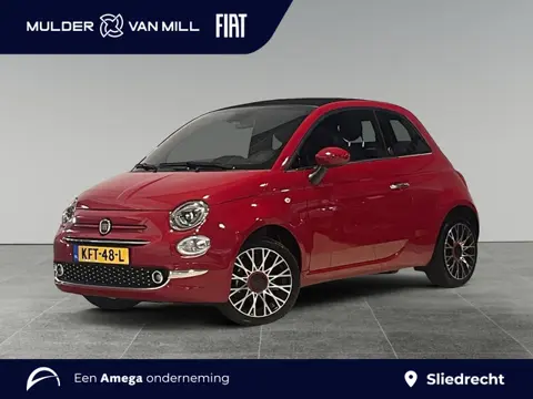 Fiat 500C Cabrio RED 1.0 Hybrid 70pk | CLIMA | NAVI | PARKEERHULP | CRUISE CONTROL | 16" LM-VELGEN |