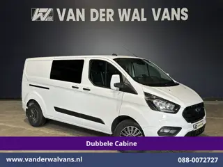 Ford Transit Custom 2.0 TDCI 131pk L2H1 Dubbele Cabine Euro6 Airco | 6-Zits | Cruisecontrol | 2550kg