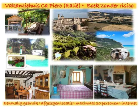 Vakantiehuis Ca Piero Italië • geen boekingsrisico