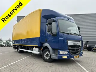 DAF LF 220 FA / 12 Ton / 385 dkm / 6 Cilinder / Box / Loadlift / NL Truck