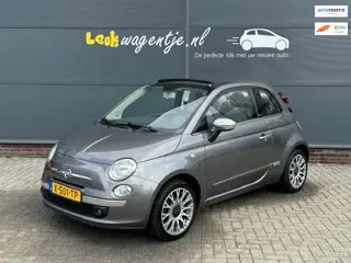 Fiat 500 C 1.2 Lounge Cabrio *velgen 16 inch *parkeersensor