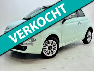 Fiat 500 1.2i 4 cilinder Lounge / Pano / bijzonder mooi in Latte e Menta